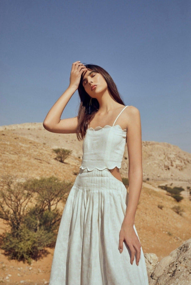 BY M.A.R.Y Lilly linen dress