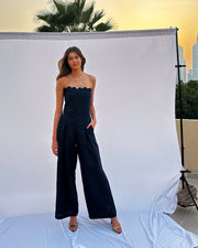 BY M.A.R.Y Santiago Jumpsuit with Scallop Details