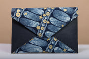 BY M.A.R.Y Accessories Black and Golden Stars; Gamila Clutch - Bronze and Golden Flowers