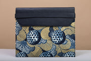 BY M.A.R.Y Accessories Blue and Golden Stars; Febe Clutch - Blue and Golden Stars