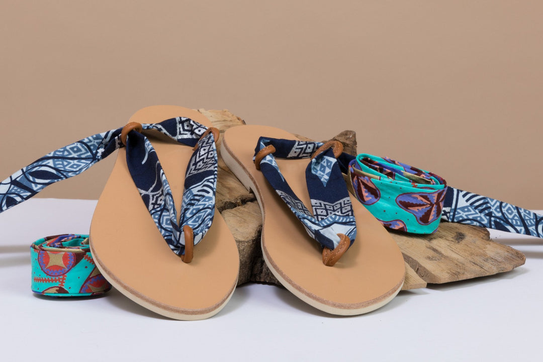 Laced Sandal - Interchangeable ribbons – BY M.A.R.Y