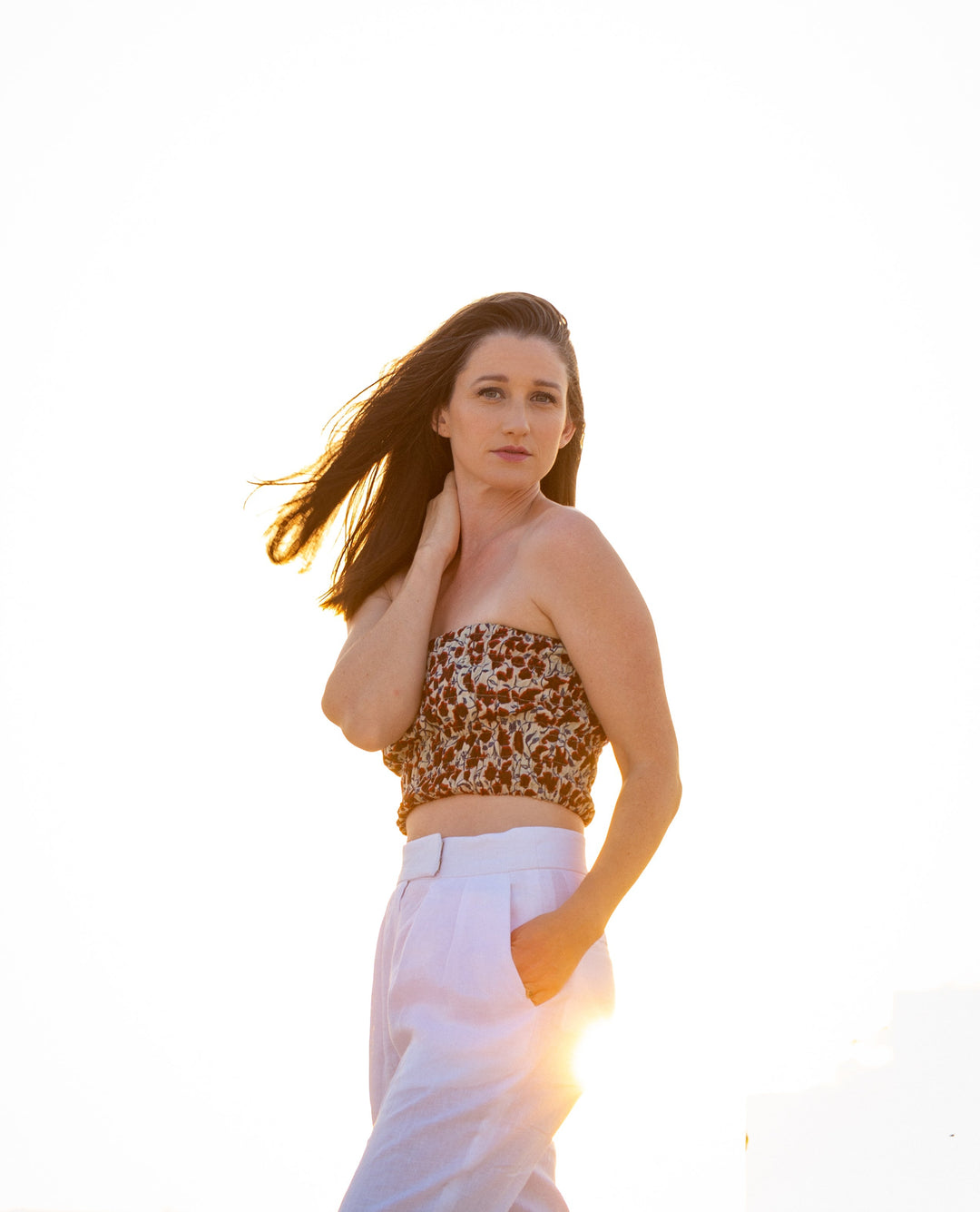 Sophia Wax Crop Top – BY M.A.R.Y